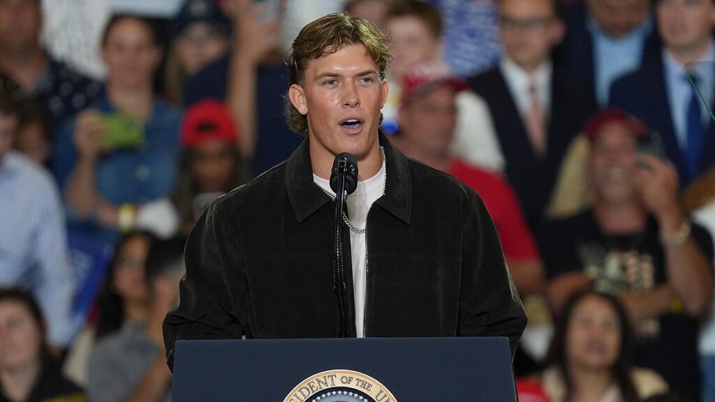 Giants coach John Harbaugh unlikely to criticize Jaxson Dart's Trump rally appearance in Friday presser