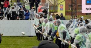 Ontario human foosball players set Guinness World Record with massive game