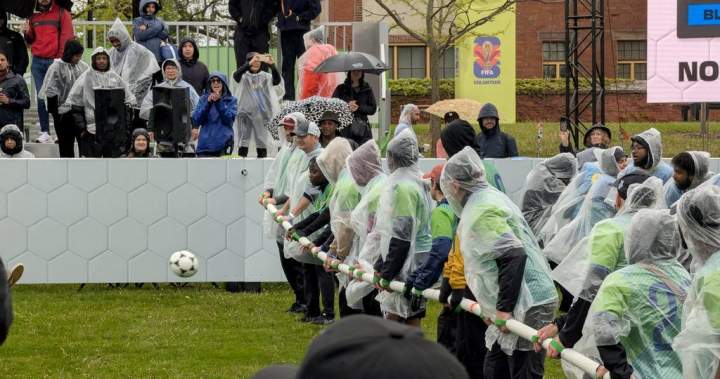 Ontario human foosball players set Guinness World Record with massive game