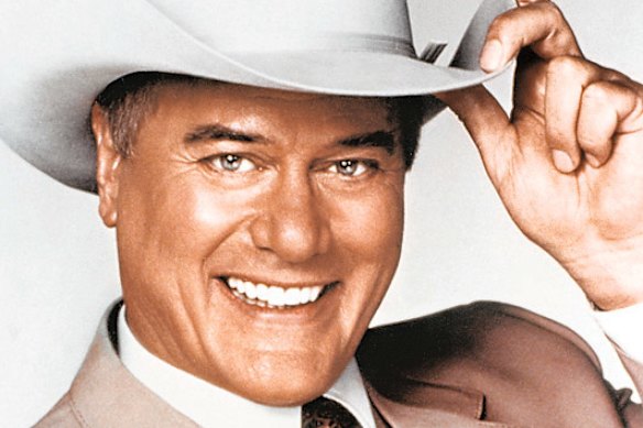 Actor Larry Hagman played oil baron JR Ewing in Dallas. 