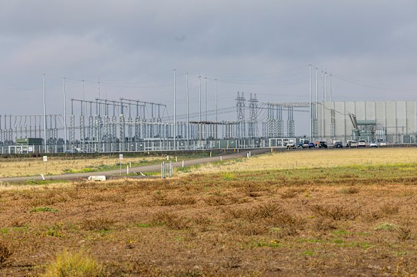 Vacant land near the proposed site of the data centre hub in Plumpton.