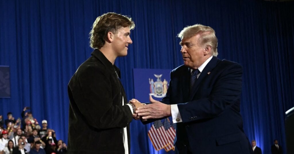 President Donald Trump Weighs In On Jaxson Dart Backlash After QB Introduced Him at Rally