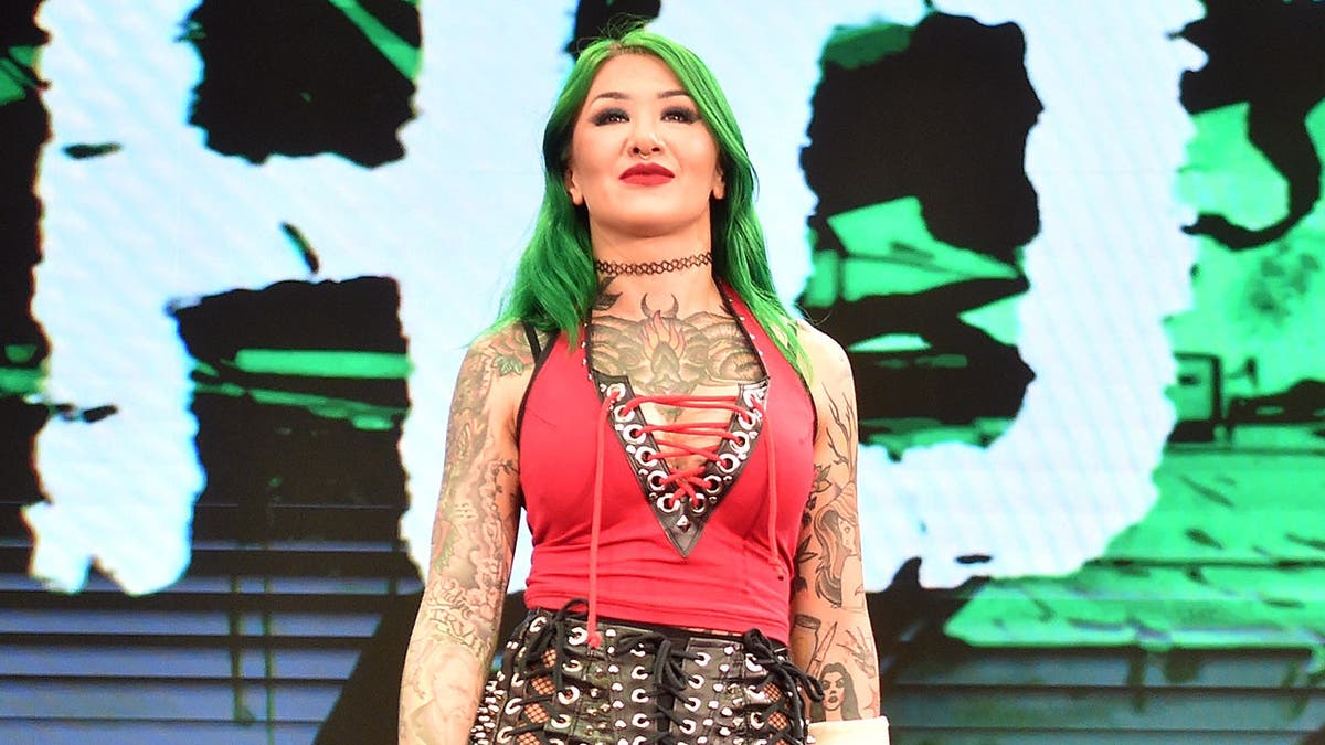 Shotzi comes down to the ring