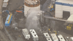 California officials warn massive chemical tank will likely spill thousands of gallons or 'blow up'