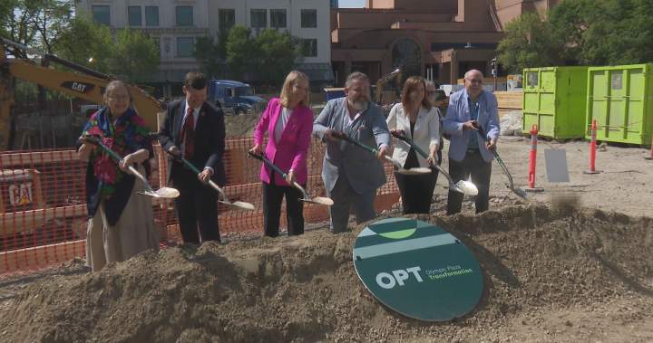 Construction begins on Olympic Plaza transformation project in downtown Calgary