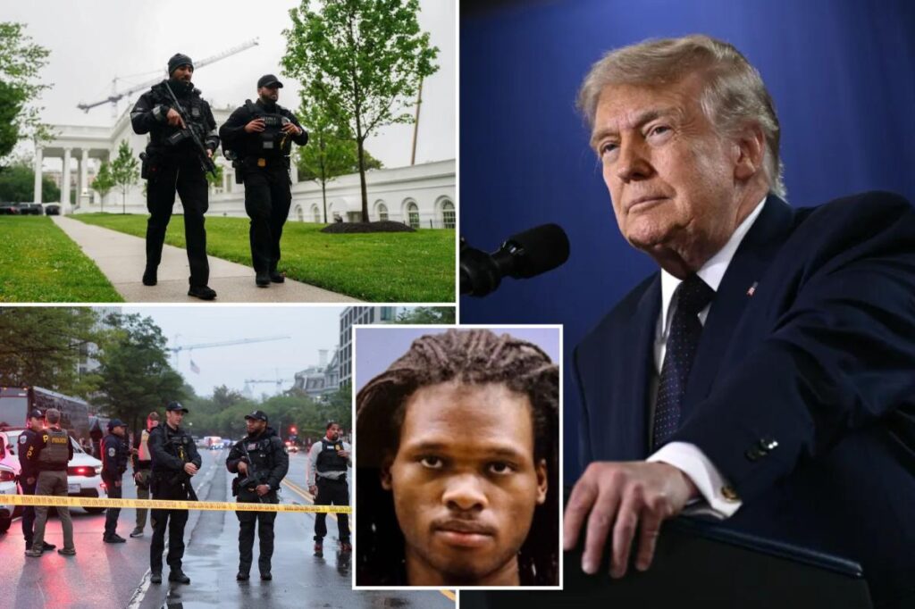 Trump says gunman who opened fire at White House checkpoint had ‘possible obsession’ with executive mansion