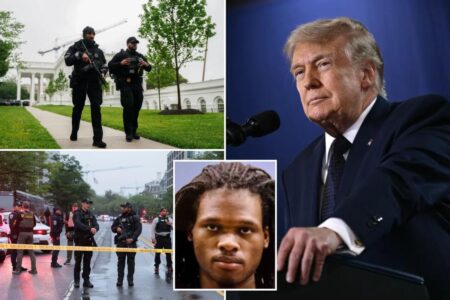 Trump says gunman who opened fire at White House checkpoint had ‘possible obsession’ with executive mansion