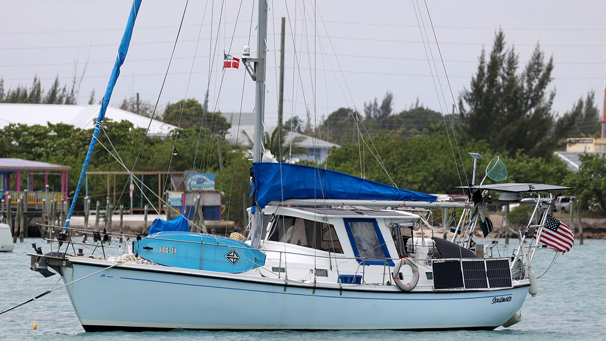 The boat Soulmate owned by Brian and Lynette Hooker docked in Marsh Harbour Bahamas