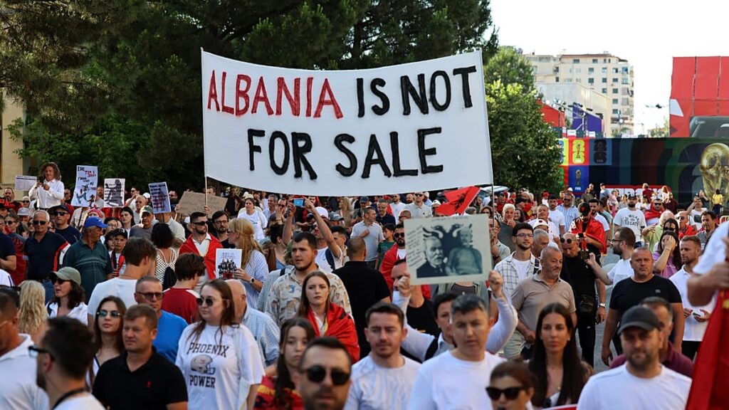 Day 14 of Albania protests over Trump son-in-law's tourism investment