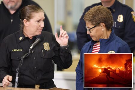 Exclusive | Ex-LAFD Chief Kristin Crowley sues Mayor Karen Bass for defamation after Palisades Fire feud and dismissal