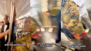 Woman allegedly choked subway rider, yelled antisemitic remarks in attack caught on video: police
