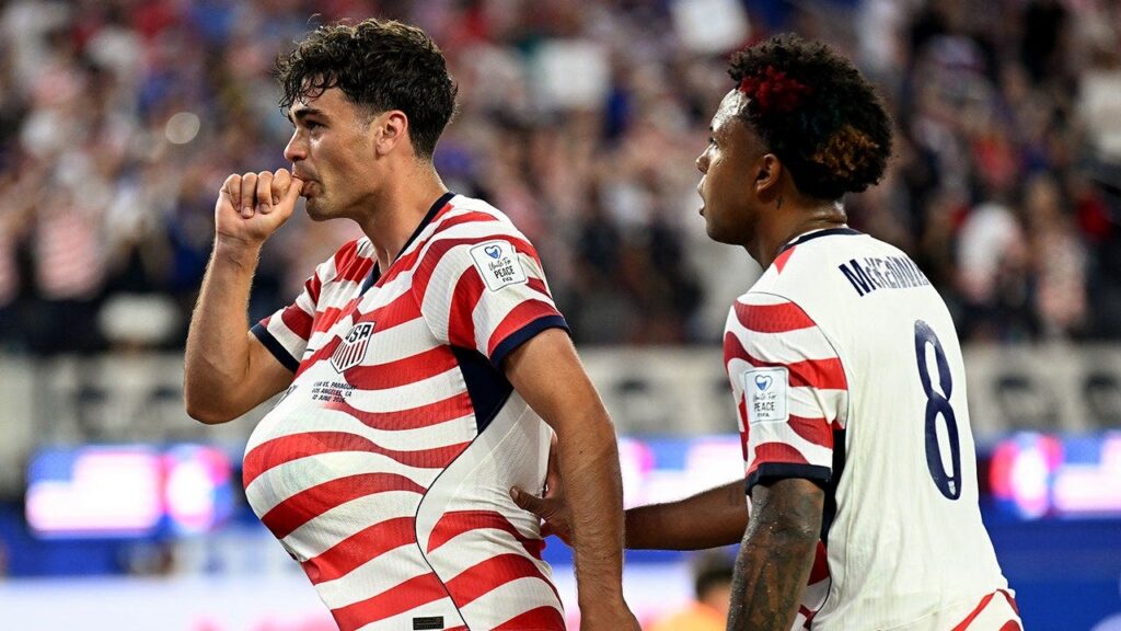 US soccer star Gio Reyna reveals wife is pregnant after stunning trivela goal caps USA's 4-1 World Cup win