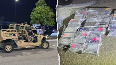 Two suspects arrested after crashing through Camp Pendleton gate with 112 pounds of cocaine and fentanyl