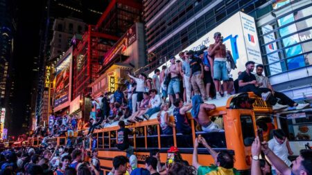 Chaos unfolds in New York City after Knicks win first NBA championship in decades