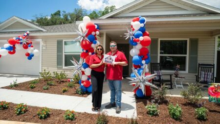 America's wounded, struggling veterans get brand-new homes built by Florida teens