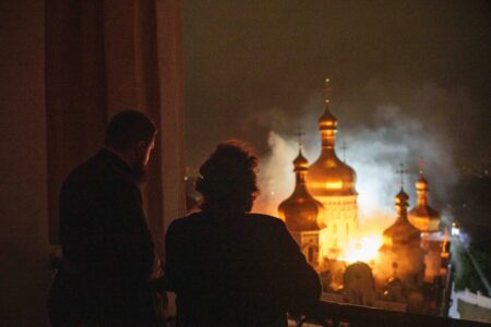 Russian Strike on Kyiv Monastery Serious ‘Crime Against Christian Culture’