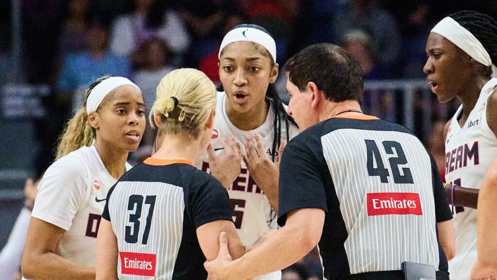 Dream's Angel Reese thrown down in heated moment with Tempo's Isabelle Harrison