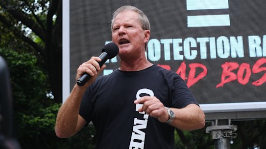 Michael Ravbar was among a list of CFMEU officials bailed out of fines by the union, the inquiry heard.