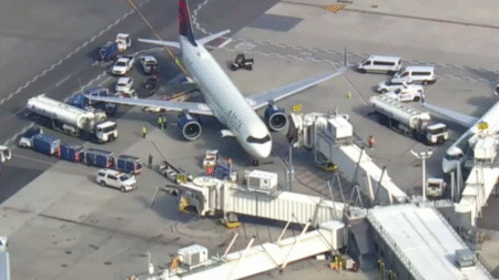 FDNY deploys 140+ personnel to JFK after Delta flight reported with flat tires on approach to landing
