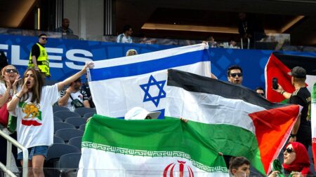 Israeli flag confiscated at Iran World Cup game while Palestinian flags remain in stands, video shows