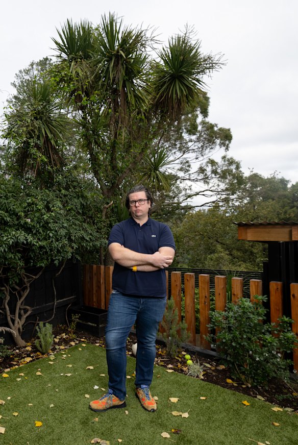 Doncaster resident Nick Johnson’s home backs onto parkland with tall trees which could be impacted by the proposed new project boundary.