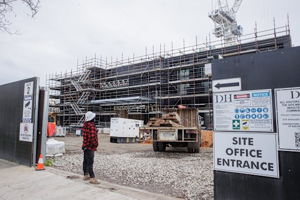Large-scale residential construction is reshaping one of Melbourne’s most exclusive streets.