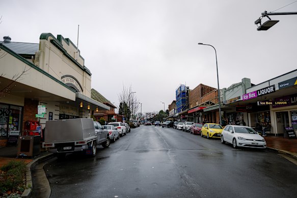 A street view in Blackheath on Saturday, where residents and businesses are struggling due to the Greater Western Highway’s closure.