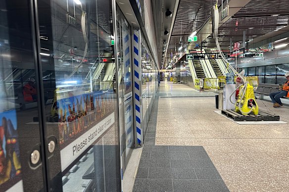 The Albert Street Cross River Rail station is not yet complete, but 40 lucky people will get a chance to have a first glimpse as part of Brisbane Open House.