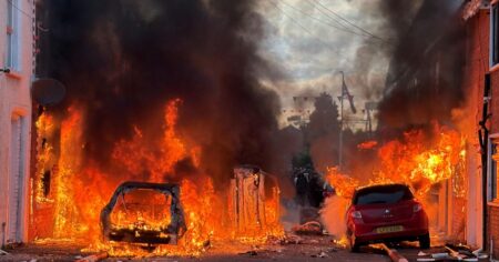 List of Belfast addresses said to be immigrant homes circulated online amid riots in wake of stabbing