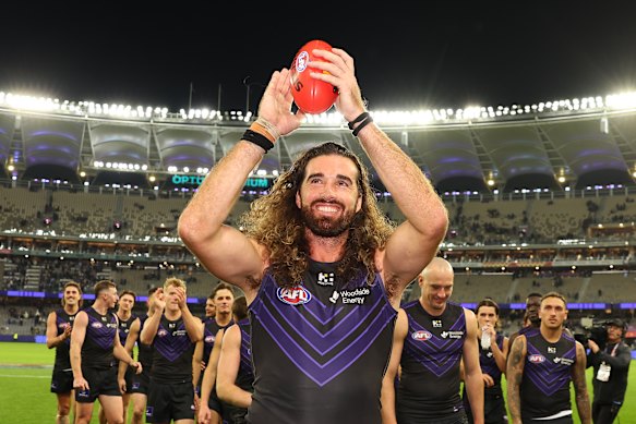 Fremantle skipper Alex Pearce is a key reason the Dockers have won 13 matches in a row.