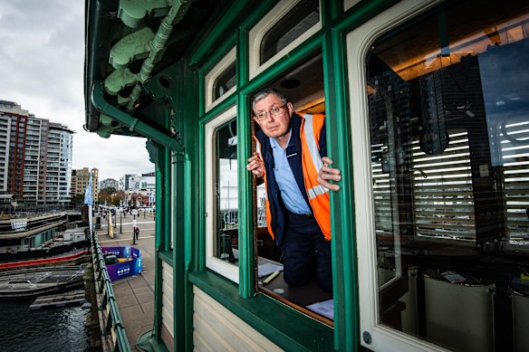 David Glasson has been keeping the 123-year-old Pyrmont Bridge in working order – and training others to do the same – since 1987. 