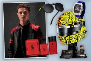 In honor of Father’s Day, F1 world champion Lando Norris shares his favorite scents, sunglasses and sport watch