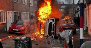 Violent anti-immigration protests erupt in Belfast after brutal stabbing attack