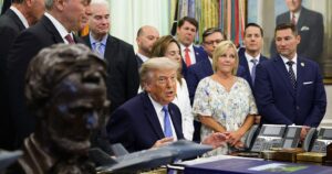 Trump signs $70 billion immigration bill, capping lengthy fight over ICE funding