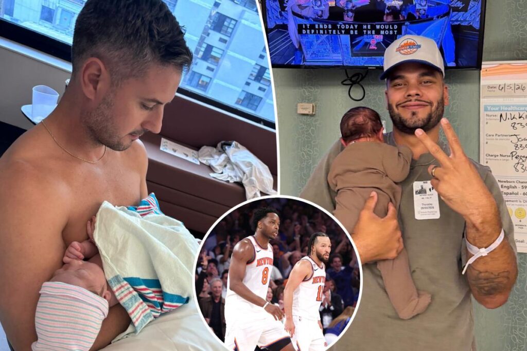 Exclusive | NYC newborns burst into the world as ‘good luck charms’ for the Knicks in the NBA Finals: ‘A dreamy day’