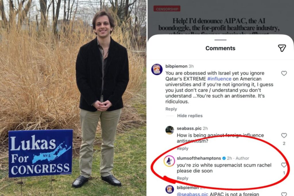Progressive Long Island congressional candidate caught liking anti-Jewish posts: ‘horrible antisemitic and ugly’