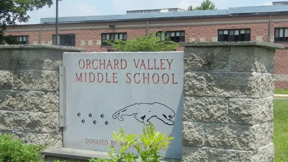 Orchard Middle School building in Washington Township New Jersey