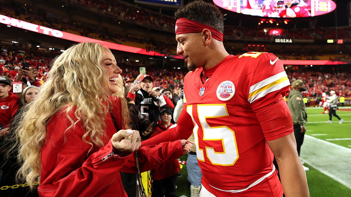 Patrick and Brittany Mahomes