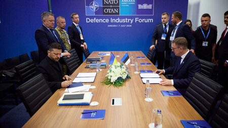 Estonia and Ukraine sign drone pact to deepen defence industry ties