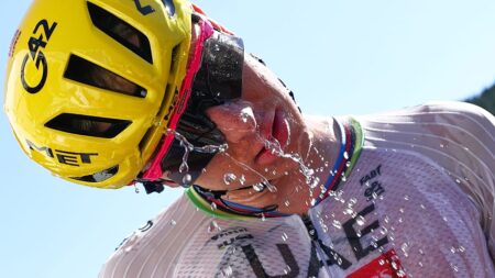 Cooling down a 'logistical nightmare' at Tour de France, Pogacar says