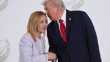 Trump attacks Meloni on Truth Social, says she needs restraining order