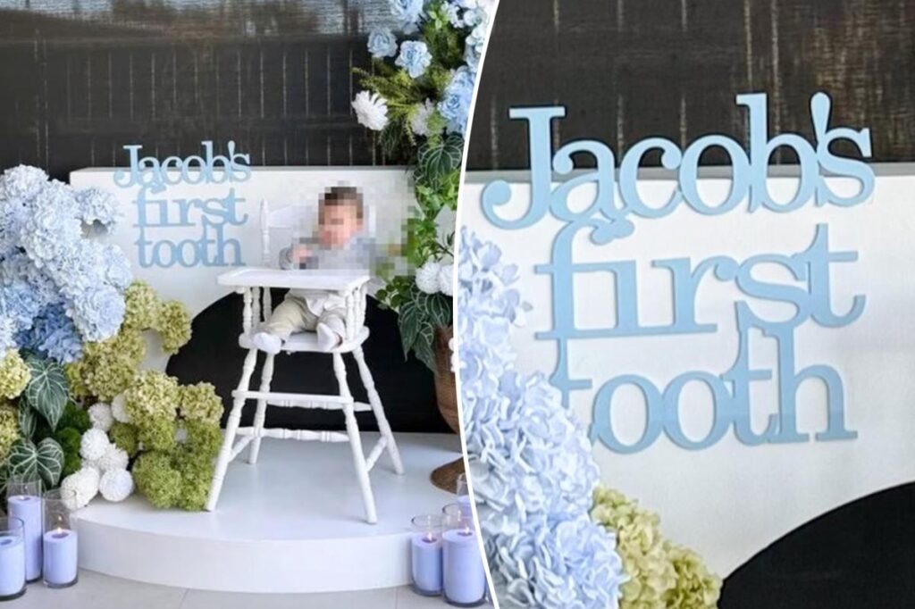 Mother slammed for throwing ‘out of touch’ lavish party for child’s ‘first tooth’ milestone