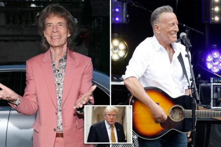 Mick Jagger says fans don’t want political lectures at concerts after Bruce Springsteen’s anti-Trump speeches