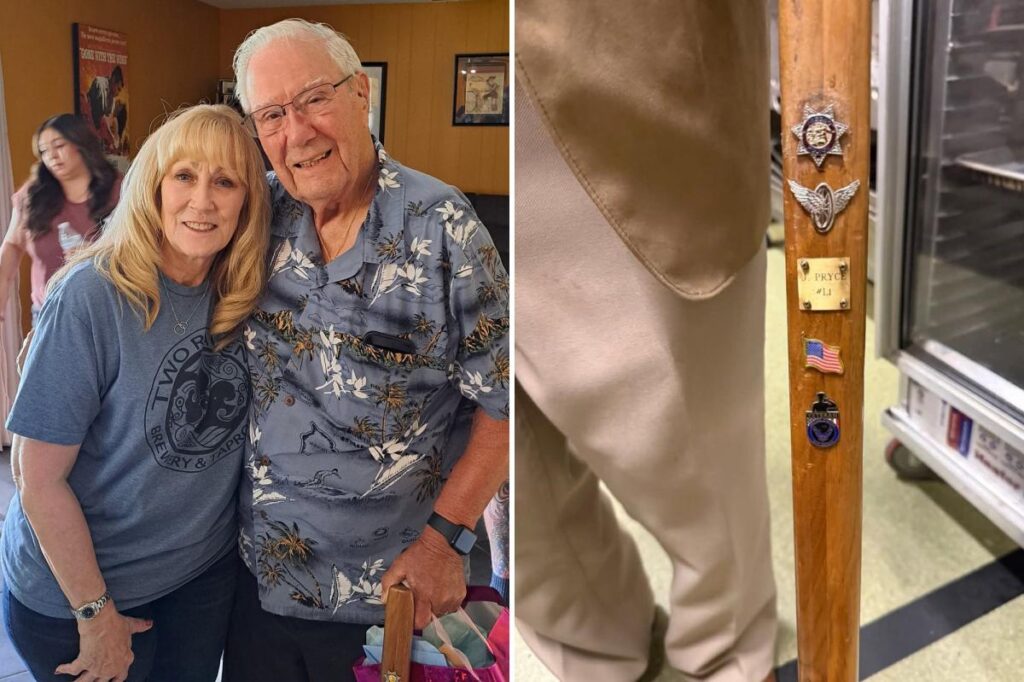 90-year-old veteran’s cherished cane makes emotional comeback after Costco disappearance