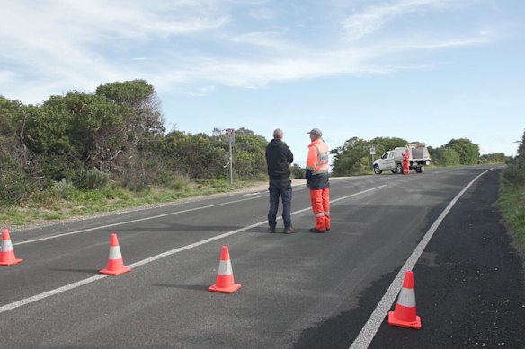 The search near Port Macdonnell on South Australia’s south-east coast.