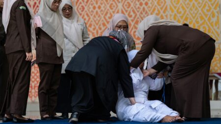Couple publicly caned after alleged TikTok kiss sparks outrage in Indonesia