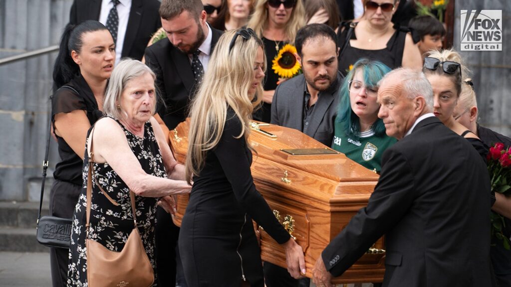 Slain American mother Jamey Carney remembered as 'ray of sunshine' at Ireland funeral