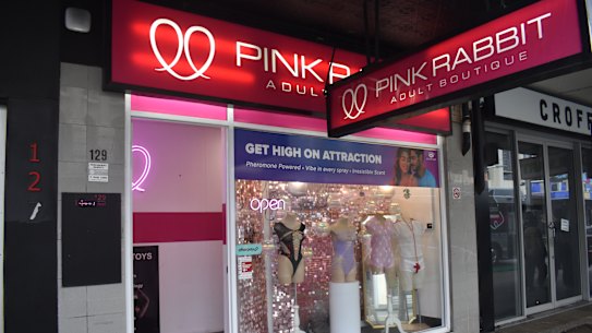 The building located at 129 Barrack Street, currently operates as an adult retail shop – known as Pink Rabbit Adult Boutique.