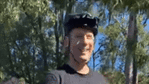 Grainy image of man released after verbal altercation with boy