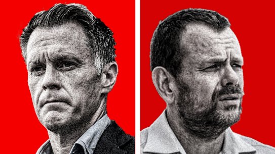 Premier Chris Minns and Labor MP Stephen Lawrence have not seen eye to eye on some issues.